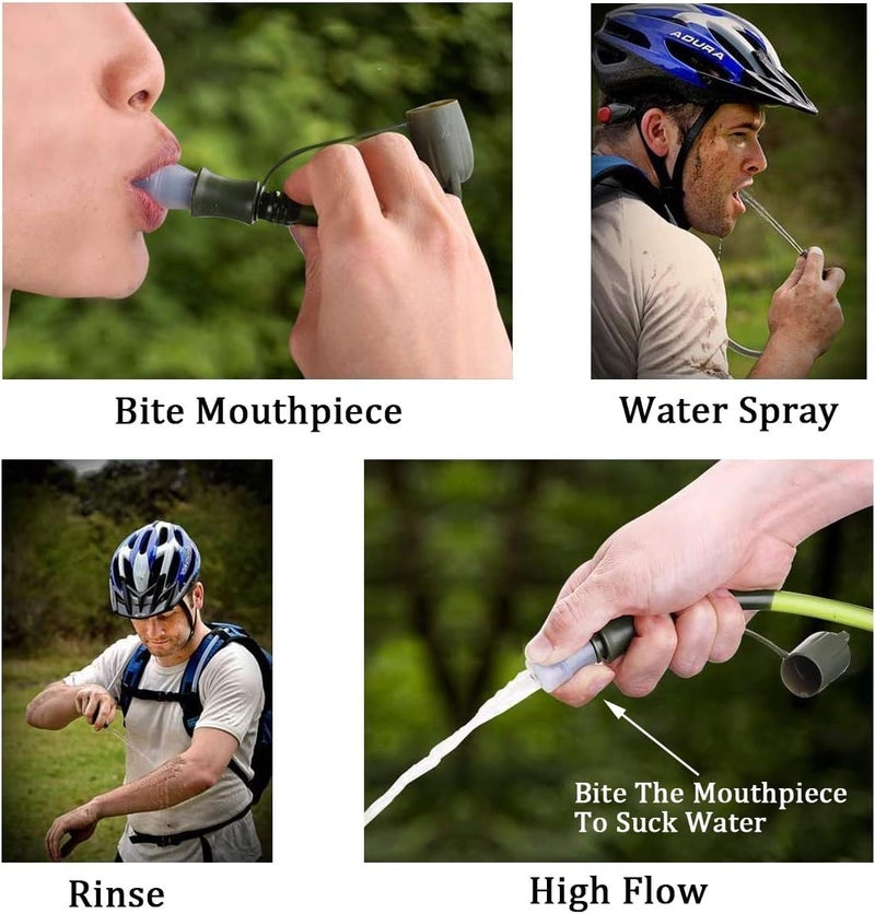HEIKLN Hydration Bladder 1.5L-2L-3L,Leak Proof Water Reservoir, BPA Free Military Water Storage Bladder Bag Hydration Pack Replacement Easy Clean for Bicycling Hiking Camping Hunting Running - Image 4